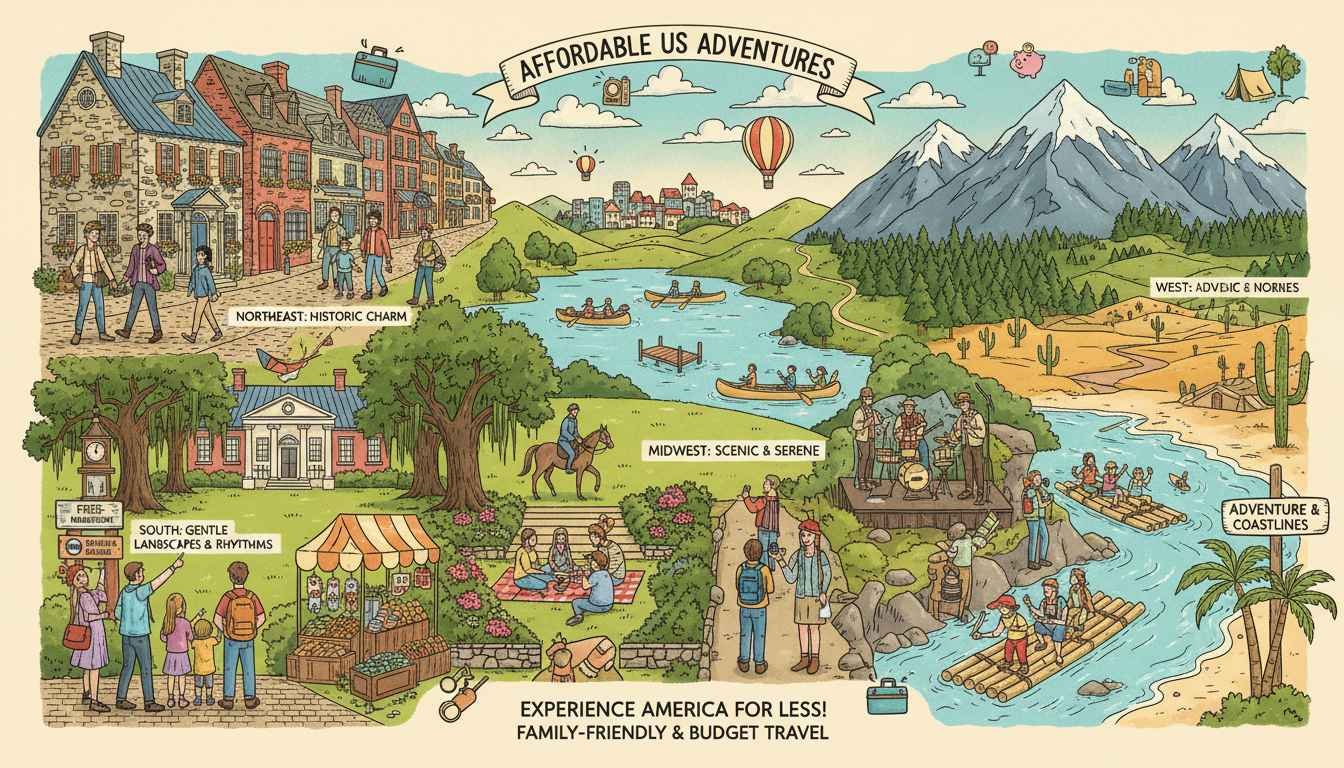 most affordable places to visit in the us