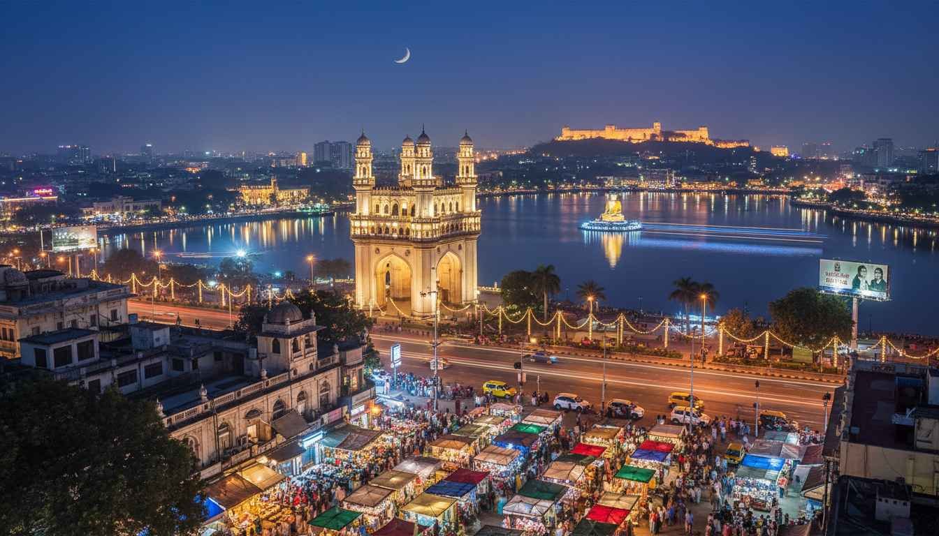 places to visit in hyderabad in night