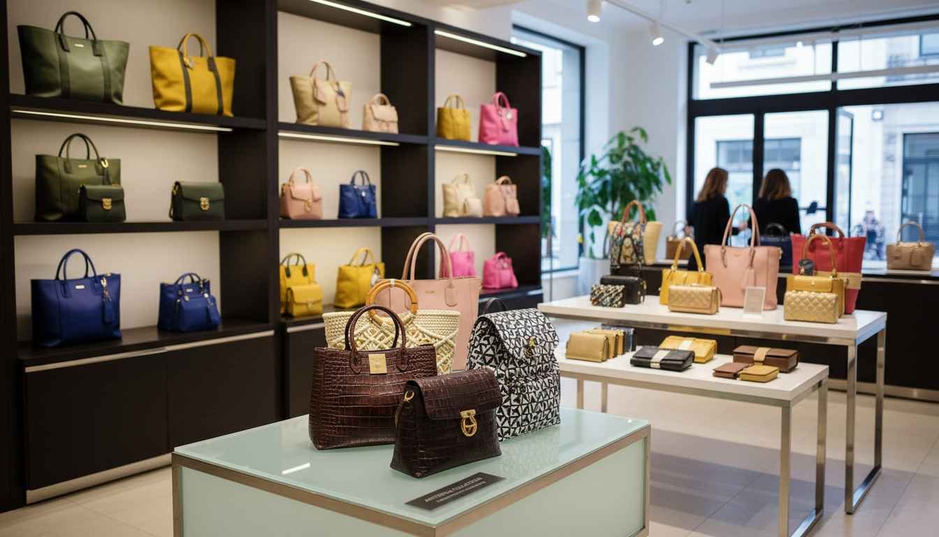 retail bag shop display